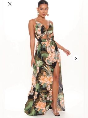 Fashion Nova Jungle of Love maxi dress